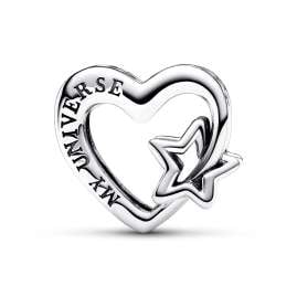 Pandora 792829C00 Silber Charm Familie Herz & Stern