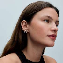 Pandora 293276C01 Damen-Ohrstecker Süßwasser-Zuchtperlen Silber