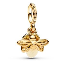 Pandora 769352C01 Charm-Anhänger Leuchtendes Glühwürmchen Goldfarben