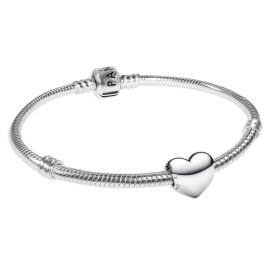 Pandora 68570 Damen-Armband Be Love Herz Starter-Set Silber 925