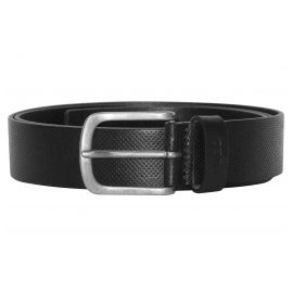 HUGO 50376643-001 Herren-Ledergürtel Gesyl Schwarz
