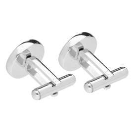 HUGO 50494891-693 Manschettenknöpfe Rund Open Rot E-Color