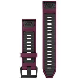 Garmin 010-13391-04 Quickfit Silikonband 20 mm Merlot/Graphit