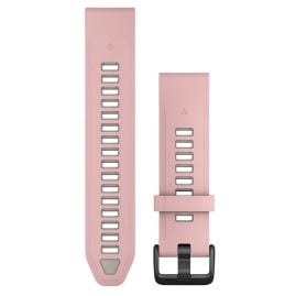 Garmin 010-13391-05 Quickfit Silikonband 20 mm Rosa/Nebelgrau