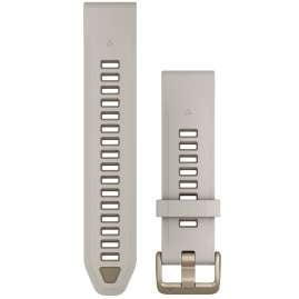 Garmin 010-13391-06 Quickfit Silikonband 20 mm Nebelgrau/Dunkler Sandstein