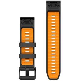 Garmin 010-13392-05 Quickfit Silikonband 22 mm Graphit/Funkenorange