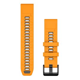 Garmin 010-13392-01 Quickfit Silikonband 22 mm Funkenorange/Graphit