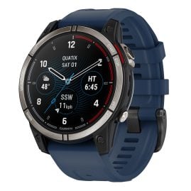 Garmin 010-02582-61 Quatix 7 Saphir Amoled Marine Smartwatch Schwarz/Titan