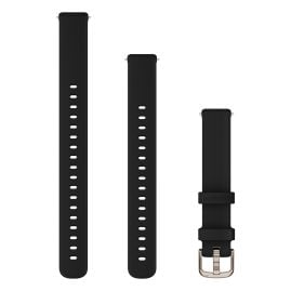 Garmin 010-13302-02 Lily 2 Wechsel-Armband Silikon Schwarz 14 mm