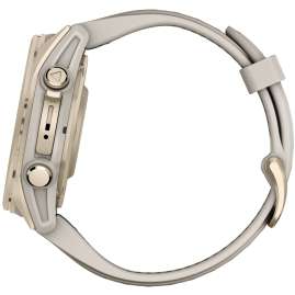 Garmin 010-02903-11 fenix 8 Smartwatch AMOLED Sapphire Grau/Softgold 43 mm