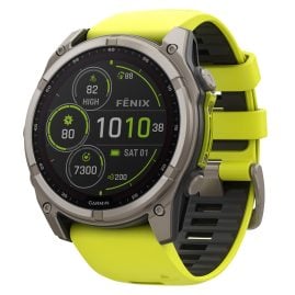 Garmin 010-02907-21 fenix 8 Smartwatch Solar Sapphire Graphit/Gelb 51 mm