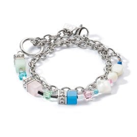 Coeur de Lion 4706/30-1522 Damen-Armband GeoCUBE Multiwear Morgentau
