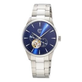 ETT Eco Tech Time EGS-40402-31M Herrenuhr Automatik Motion Drive Stahl/Blau