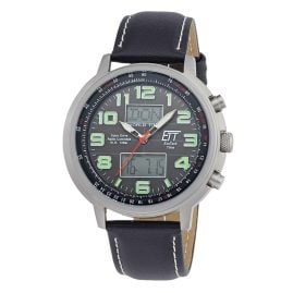 ETT Eco Tech Time EGS-11301-22L Solar Drive Funk Herrenuhr Hunter II