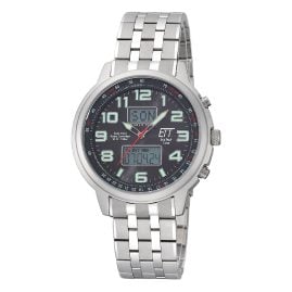 ETT Eco Tech Time EGS-11302-22M Solar Drive Funk Herren-Armbanduhr Hunter II
