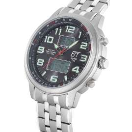 ETT Eco Tech Time EGS-11302-22M Solar Drive Funk Herren-Armbanduhr Hunter II