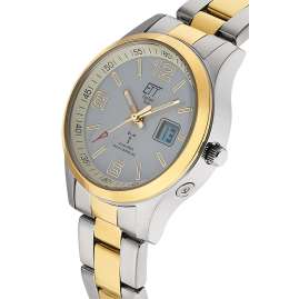 ETT Eco Tech Time ELS-11590-12M Damenuhr Funk Solar Drive Gobi Bicolor