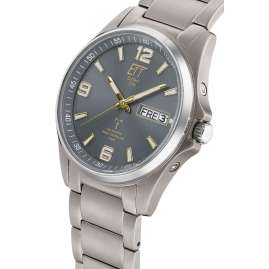 ETT Eco Tech Time EGT-11601-21M Funk-Solar Herrenuhr Everest Gents Titan/Grau