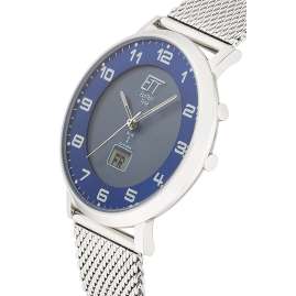 ETT Eco Tech Time EGS-11621-32MS Funk-Solar Herrenuhr Atacama Edelstahl mit 2 Bändern