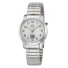 Master Time MTLA-10307-12M Damen-Funkuhr mit Zugband