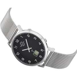 Master Time MTLS-10738-22M Damen-Funkuhr mit Milanaiseband