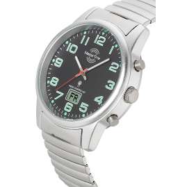 Master Time MTGA-10763-22Z Herren-Funkuhr mit Zugband