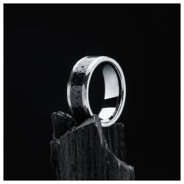 Holzkern Herren-Ring Sumo Lava/Wolfram
