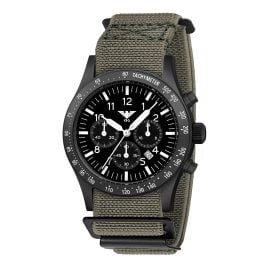KHS PLABSSC.DFSGO Herrenuhr Platoon Solar Chronograph Grau/Schwarz