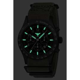 KHS PLABSSC.DFSGO Herrenuhr Platoon Solar Chronograph Grau/Schwarz