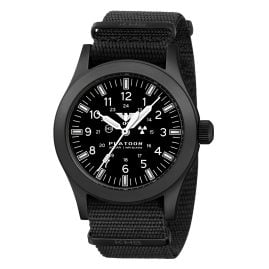 KHS PLABSSF.NB Herrenuhr Platoon Solar Natoband Schwarz