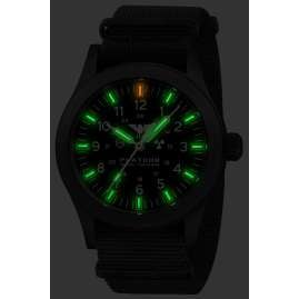 KHS PLABSSF.NB Herrenuhr Platoon Solar Natoband Schwarz
