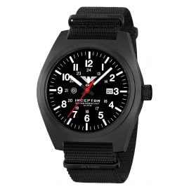 KHS INCBS.NB Herrenuhr Inceptor Black Steel