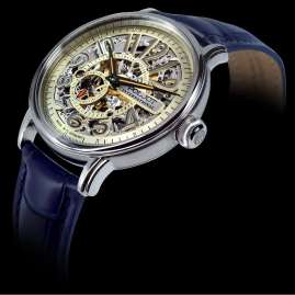 Poljot International 5501.1910112 Herren-Automatikuhr Dobronrav Blau/Silberfarben