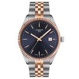 Tissot T156.410.22.041.00 Herrenuhr Quarz Ballade 40 mm Bicolor/Blau
