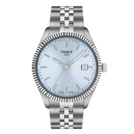Tissot T156.410.11.351.00 Herrenuhr Quarz Ballade 40 mm Stahl/Hellblau