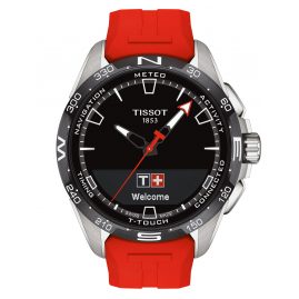 Tissot T121.420.47.051.01 Herrenuhr T-Touch Connect Solar Rot