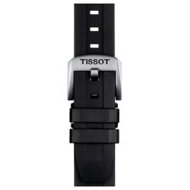 Tissot T852.044.545 Uhrenarmband 20 mm Kautschuk Schwarz