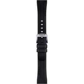 Tissot T852.044.545 Uhrenarmband 20 mm Kautschuk Schwarz