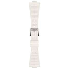 Tissot T852.048.463 Uhrenarmband Kautschuk Weiß für PRX 40