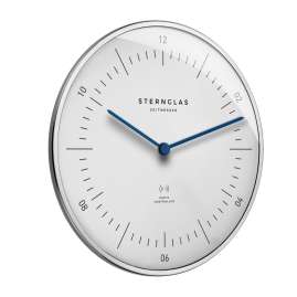 Sternglas S14-008 Funk-Wanduhr Naos Weiß