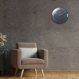 Sternglas S14-009 Funkwanduhr Naos Sturmgrau