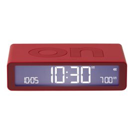 Lexon LR157R4 Digital-Wecker Flip Classic Rot