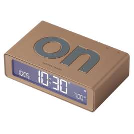 Lexon LR158D1 Digitalwecker Flip Mini Goldfarben