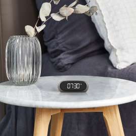 Lexon LR154X Mini Reisewecker Minut Grau