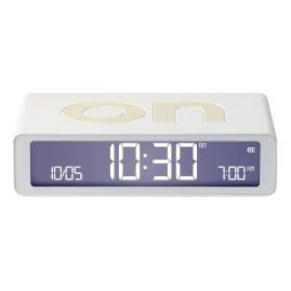 Lexon LR157W9 Digital-Wecker Flip Classic Weiß