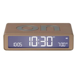 Lexon LR157D1 Digital-Wecker Flip Classic Goldfarben