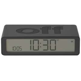Lexon LR157G3 Digital-Wecker Flip Classic Dunkelgrau