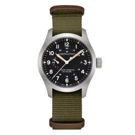 Hamilton H69509930 Herrenuhr Handaufzug Mechanical Power Reserve Grün/Schwarz