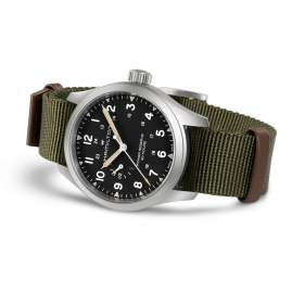 Hamilton H69509930 Herrenuhr Handaufzug Mechanical Power Reserve Grün/Schwarz