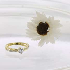 GLIZZ GL8806 Damenring Gold 333/8K mit Zirkonia